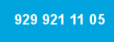 929 921 11 05 929 921 11 05